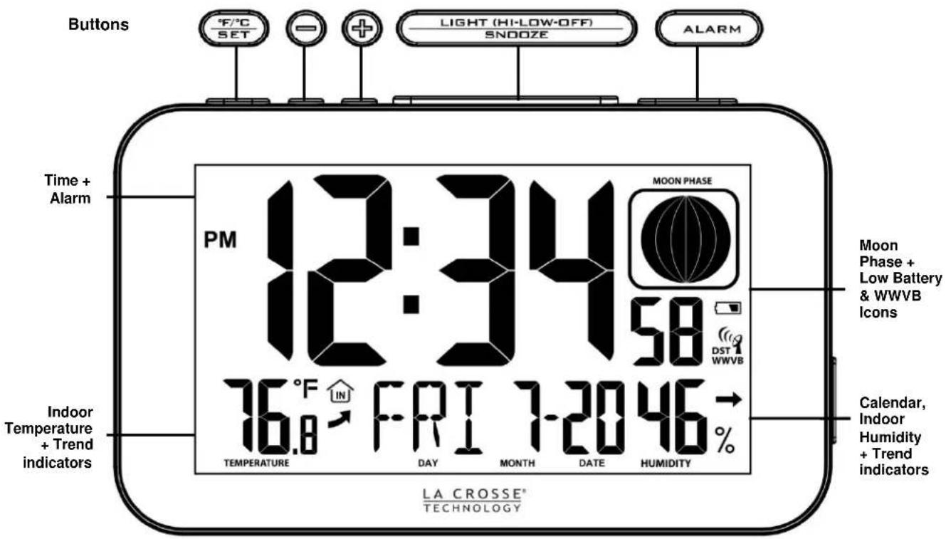 LA CROSSE TECHNOLOGY C89201BK - 1