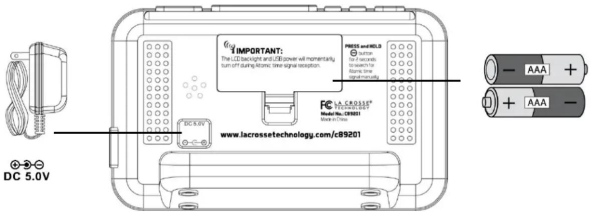 LA CROSSE TECHNOLOGY C89201BK - A/C Power Adapter - 1