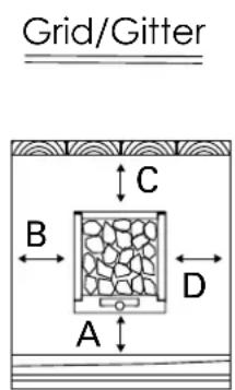 Grid/Gitter C B D A