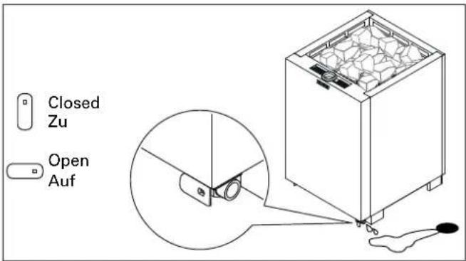 HARVIA Modulo MD135SA HMD1354SA - Leeren des Wassertanks - 1