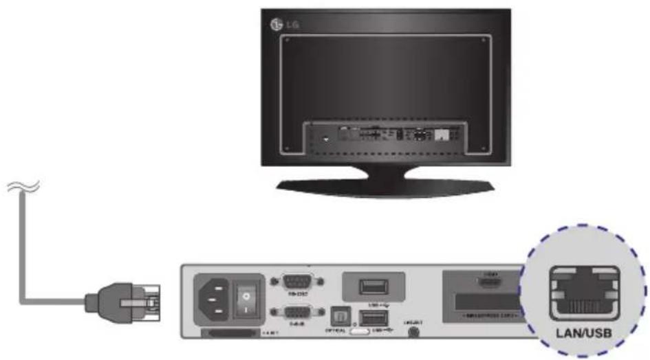 LG NA2000 - Connect the appropriate power cables to a monitor and NC1000 respectively. - 5