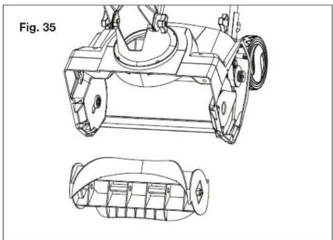 Snow Joe SJ617E-RM - Replacing the Plastic Auger - 6