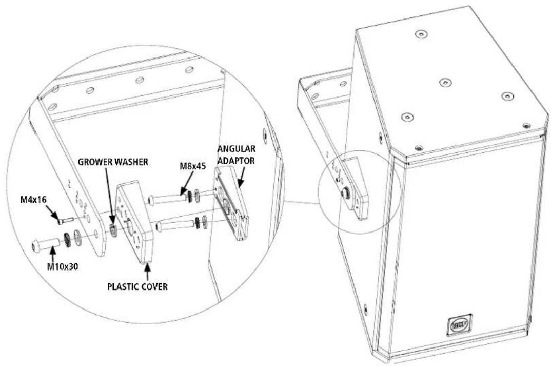 GROWER WASHER M4x16 M10x30 PLASTIC COVER M8x45 ANGULAR ADAPTOR