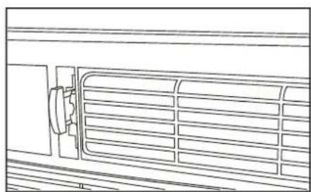 FRIGIDAIRE LRA12HZU2 - Fresh Air Vent Control (on some models - 15\~28.5K BTU) - 3