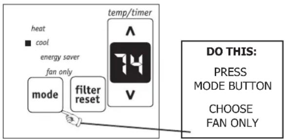FRIGIDAIRE LRA12HZU2 - Operating Instructions (continued) - 1