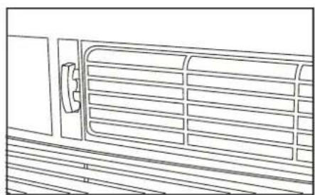 FRIGIDAIRE LRA12HZU2 - Fresh Air Vent Control (on some models - 15\~28.5K BTU) - 2
