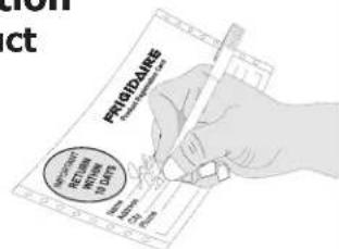 FRIGIDAIRE FGB24T3EC - Product Registration Register Your Product - 1