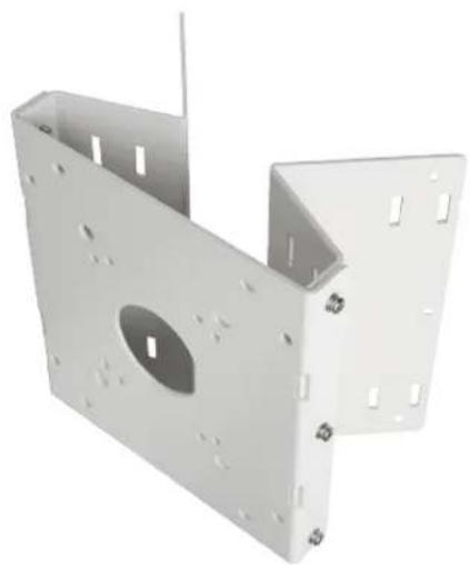 Digital Watchdog DWC-P336CNMW - Corner and pole mount bracket for white IP PTZ cameras - 1