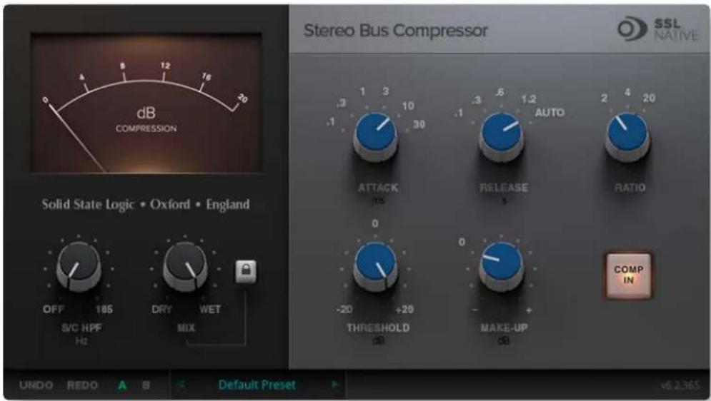 Solid State Logic Native FlexVerb - Bus Compressor - 1