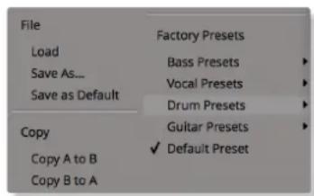 Solid State Logic Native FlexVerb - Preset Management Display - 1