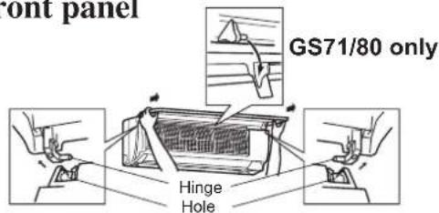 MITSUBISHI MSZ-GS35VFD - Air filter - 1