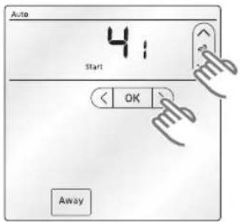 Auto 4: Start < OK Away