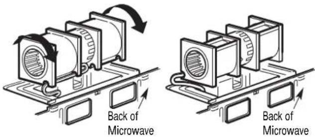 Back of Microwave Back of Microwave
