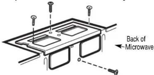 Back of Microwave