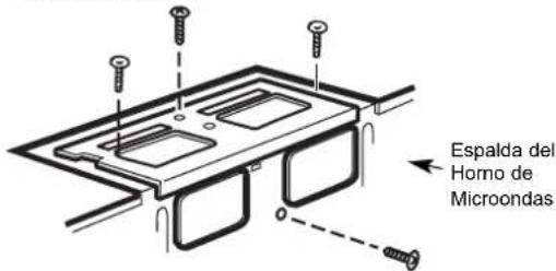 Espalda del Horno de Microondas