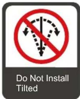 Do Not Install Tilted