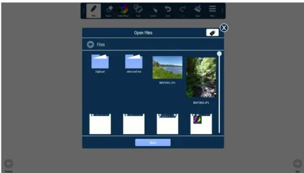 INFOCUS JTouch INF6502WB - Import an image - 2
