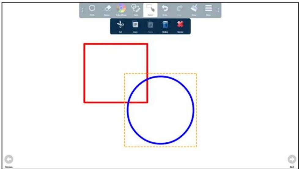 INFOCUS JTouch INF6502WB - Modify whiteboard canvas objects - 1