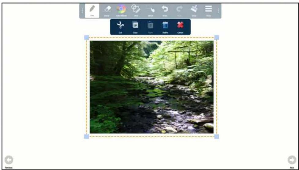 INFOCUS JTouch INF6502WB - Import an image - 4