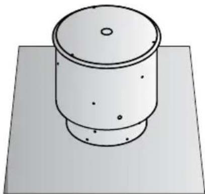Escea DL850 - D6 Installing the Internal Vertical Powerflue (UVP) - 5