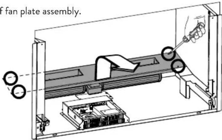 of fan plate assembly.