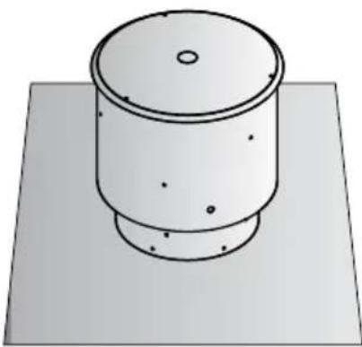 Escea DS1150 - C5 Installing an Universal Vertical Powerflue (External Install) - 1