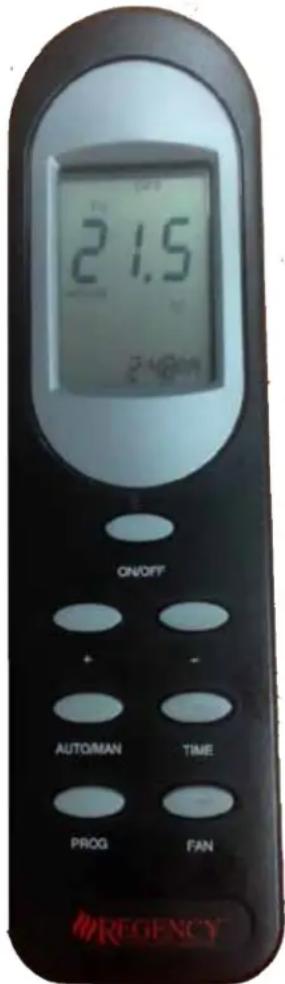 21.5 ON/OFF AUTOMAN TIME PROG FAN REGENCY