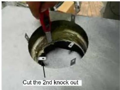 Cut the 2nd knock out