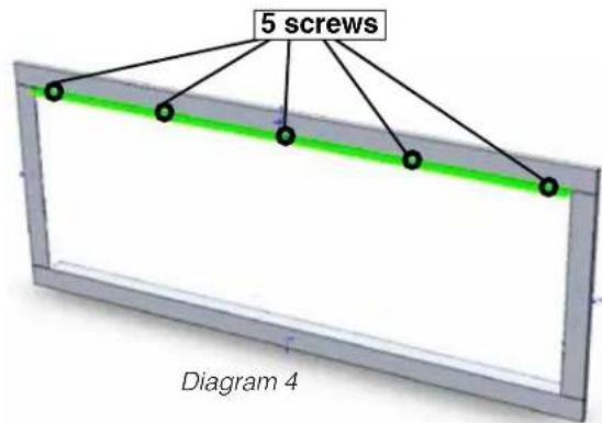 5 screws Diagram 4