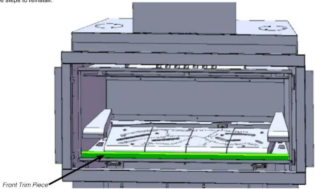 e steps to reinstall. Front Trim Piece