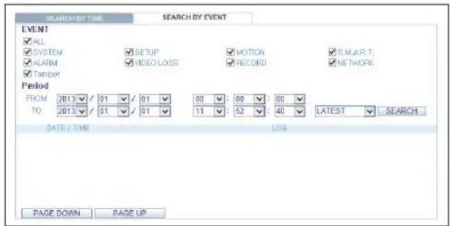 Vitek VT-SRP916 - Search by event - 1