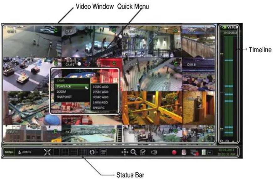 Vitek VT-SRP916 - Live Screen At a Glance - 1