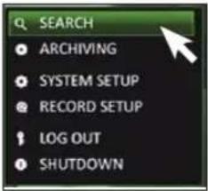 Vitek VT-SRP916 - To move to the Search menu while in monitoring - 4