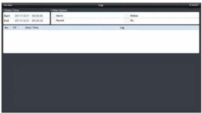 Vitek VT-SRP916 - Using the Log View - 1