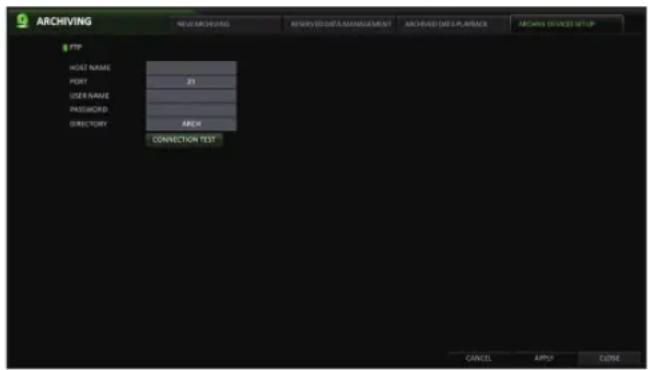 Vitek VT-SRP916 - Archive Devices Setup - 1