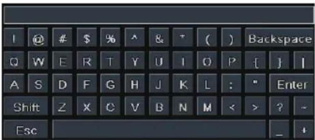 I @ # $ % ^ & + ( ) Backspace Q W E R T Y U I O P [ } | A S D F G H J K L : " Enter Shift Z X C V B N M < > ? - Esc - +