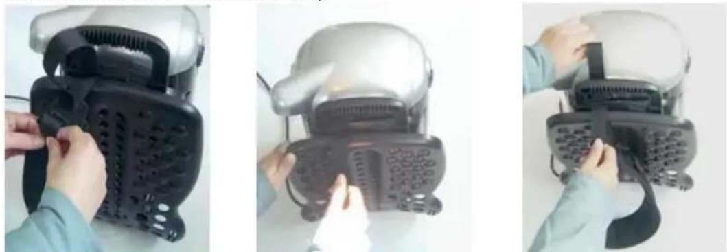CleanStar Aerolite VBP1400 - Attaching the Shoulder Straps - 1
