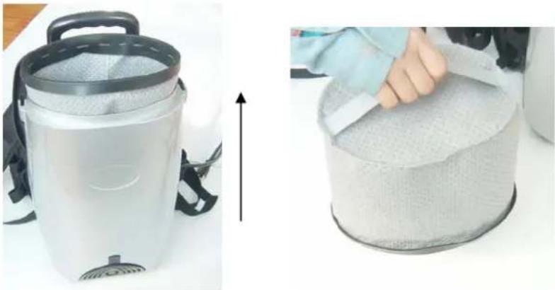CleanStar Aerolite VBP1400 - Cleaning the Reusable Cloth Filter Bag - 1