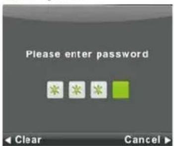 Please enter password Clear Cancel >