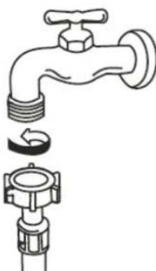PKM WT9+6 - Connection of the water inlet hose - 2