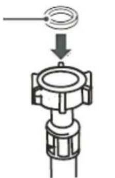 PKM WT9+6 - Connection of the water inlet hose - 1