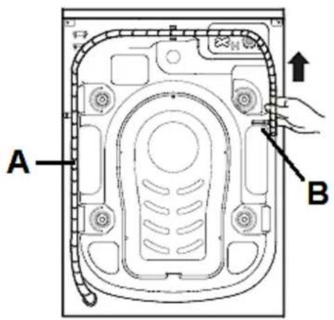 PKM WT9+6 - Connection of the water drain hose - 1