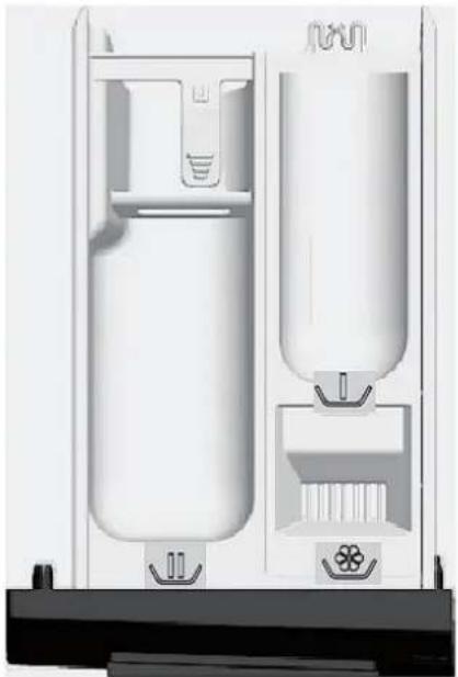 PKM WT9+6 - The different compartments of the dispenser - 1