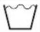 PKM WA6-ES1015D - General textile care symbols - 1