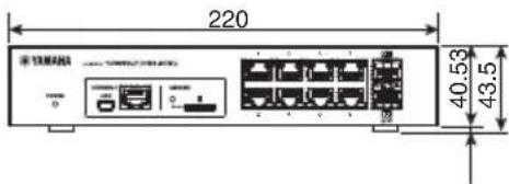YAMAHA SWR2310-28GT - Dimensional diagram - 6