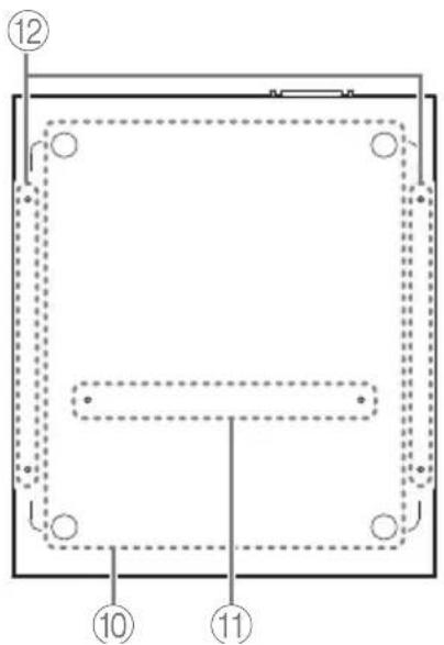 YAMAHA SWR2310-28GT - Bottom panel / rear panel / side panel / top panel - 3