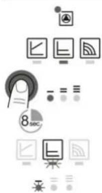 Diagram showing various icons and a 8-second speed limit indicator with Chinese text