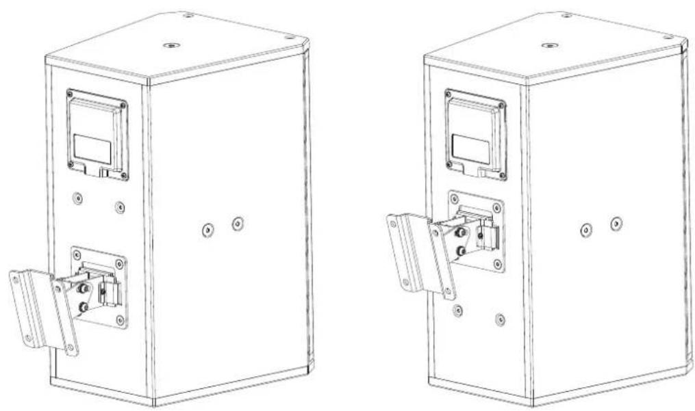 RCF Compact M 04 - Accessorio opzionale necessario: STAFFA A MURO SWM-BR COMPACT M per i modelli COMPACT M 05, M 06 e M 08) - 2