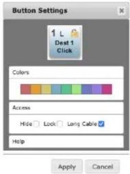 AJA KUMO 6464 - Access Settings - 1
