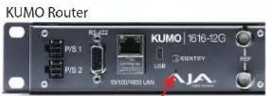 AJA KUMO 6464 - KUMO Temporary Static IP Address - 2